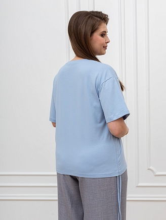 Женская футболка Искра-1 / голубой