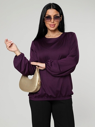 Женская блуза Мирея / баклажан