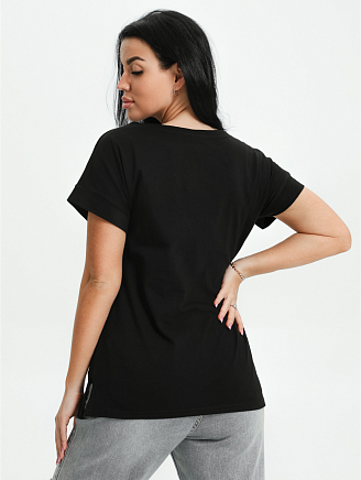 Женская футболка Ариадна / Черный