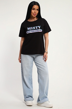 Женская футболка 85652 / черный