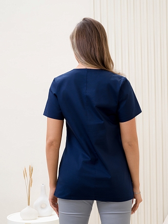 Рубашка медицинская женская М-281-63 Элит-145 / Стрейч