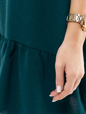 Женское платье мод.1425/6 / Изумруд