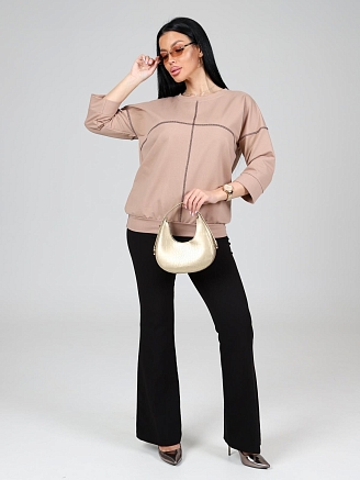 Женский свитшот Николет / бежевый