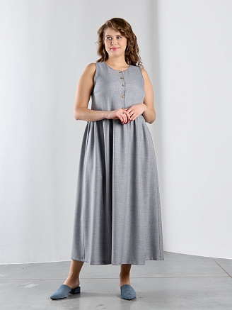 Женское платье "Женский каприз-1" / серый