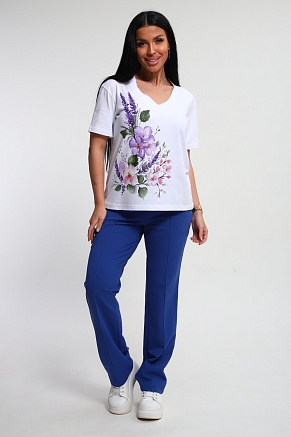 Женский костюм 74725 / васильковый