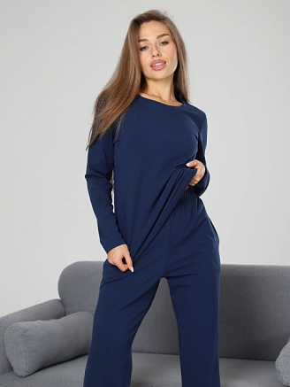 Женская пижама П-147 / синий