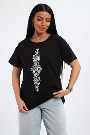 Женская футболка 85668 / черный