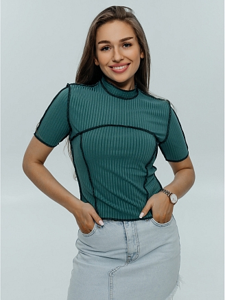 Женская футболка Клео / Мята