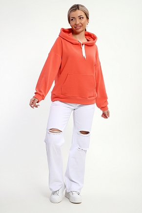 Женская толстовка 18114 / коралл
