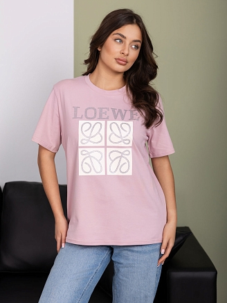 Женская футболка мод.2154/1 / Пудровый