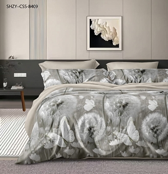 Постельное белье поплин / Дымка