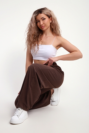 Женские брюки 29025 (рост 170-176) / коричневый