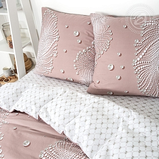 Постельное бельё поплин De Luxe Ожерелье