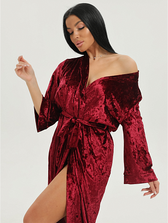 Женский халат Топаз / Бордо