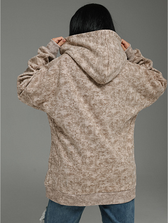 Женское худи Яхонт / Бежевый варенка