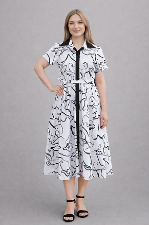 Женское платье 39065 / белый