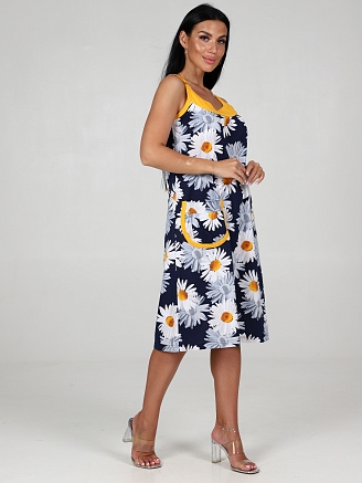 Женский сарафан Матрешка-2 СК-2206 / Крупные ромашки