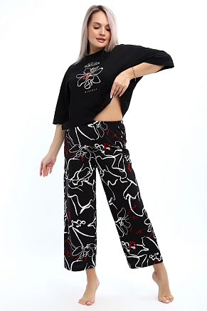 Женский костюм 29020 / черный