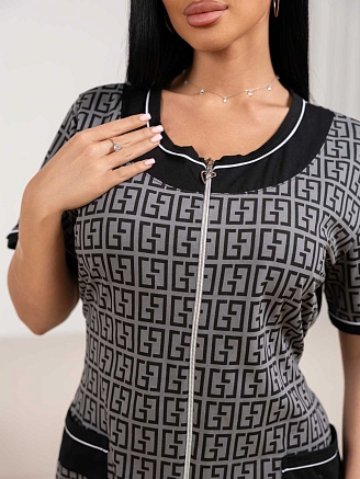 Женский халат мод.2088/2 / Серый