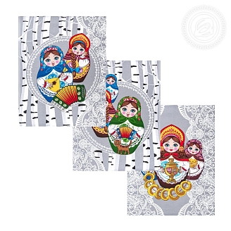 Набор полотенец рогожка / Марфа