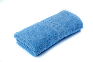 Полотенце махровое г/к Узбекистан 380 гр/м2 / 012-голубой