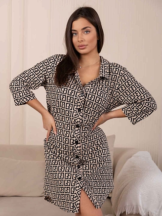 Женский халат мод.2009/5 / Бежевый