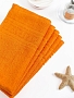 Полотенце махровое г/к Узбекистан 380 гр/м2 / 207-апельсиновый