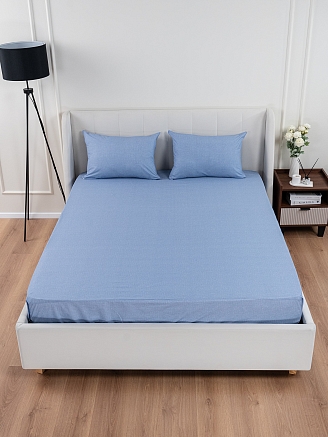 Постельное белье поплин Иваново (без пододеяльника) / Бриз