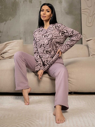 Женская пижама мод.1759/12 / Какао