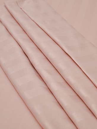 Комплект наволочек микрофибра-страйп / Пудра