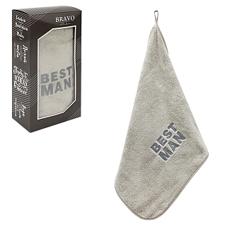 Полотенце НВ Азарт м9008_11 S / Серый