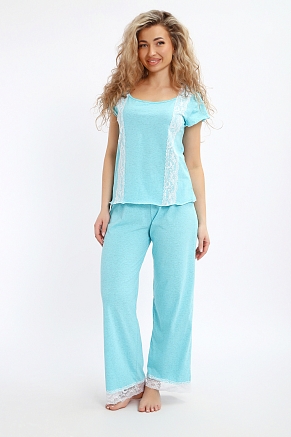 Женская пижама 29033 / голубой
