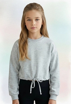 Детская кроп-толстовка "Анастасия" / В ассортименте