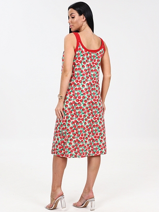 Женский сарафан Матрешка-2 СК-2206 / Малина на экрю