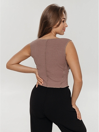 Женская майка Тея / Кофе