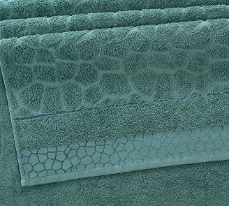 Махровое полотенце Феерия / полынь