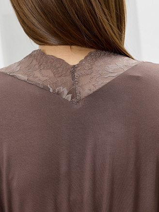 Женский халат Джара-3 Х-767 / коричневый