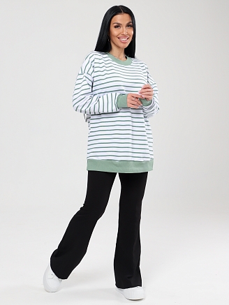 Женский джемпер ПОЛОСА ДФ-2304 / Белый