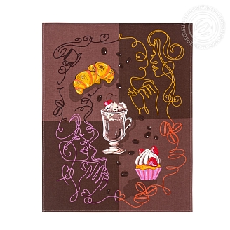 Набор полотенец рогожка / Бариста