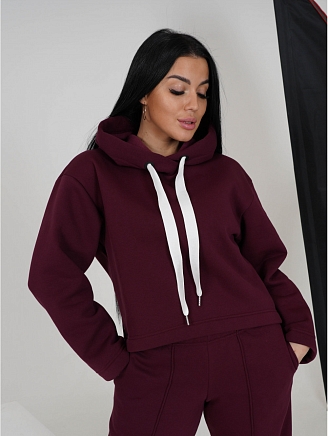 Женский свитшот Кайра / Бордо
