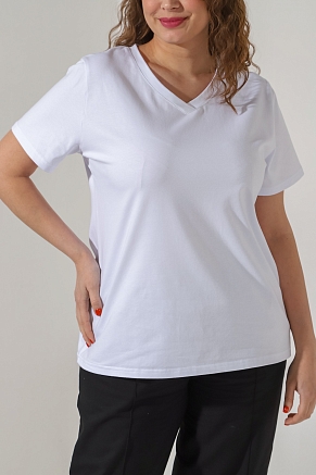 Женская футболка Базис-5 / белый