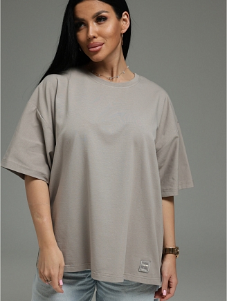 Женская футболка Анита-3 / Серо-бежевый