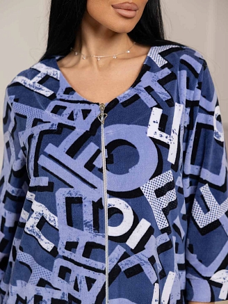 Женский халат мод.1922/4 / Синий