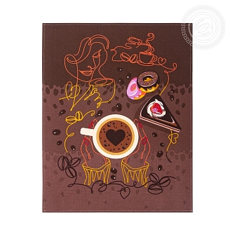 Набор полотенец рогожка / Бариста