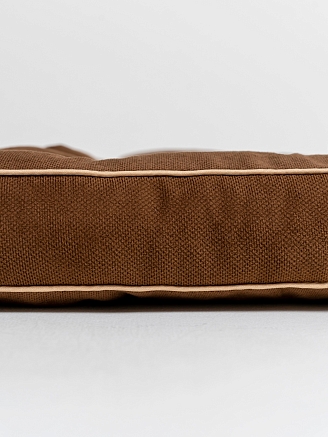 Подушка на стул с бортом / Шоколад