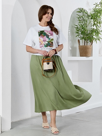 Женская футболка Камео-7 / белый