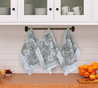 Набор вафельных полотенец 3 шт. / Нежное утро