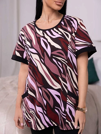 Женский костюм мод.557/11 / Бордовый