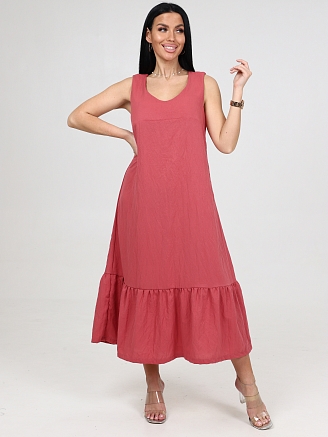 Женское платье Мятка ПлМ-2502 / Брусника