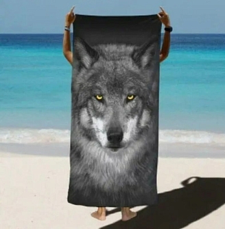 Полотенце банное вафельное №359 / Акела